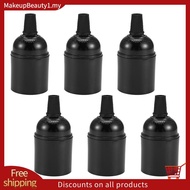 6-Pack Bakelite Lamp Holder E26/ E27 Light Socket Vintage Bulb Socket ES Screw Lampholder for Ceilin