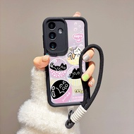 Wrist Strap Lanyard Casing for Huawei Nova 12s 11 11i 10 9 7i 7 SE 5T Y90 Y70 Y61 Y7a Y9s Y9 Prime H