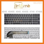 HP probook 4540 4540S 4545 4545S 4740 4740S silver keyboard hp keypad laptop replacement