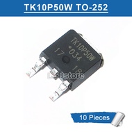 10pcs TK10P50W TO-252 K10P50W TO252 SMD 9.7A/500V N-Channel MOSFET Transistor New Original IC