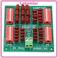 LAKA Programmable Capacitor Board, DNC2B04 4 Digit Decade Decade Capacitor Box, Stable Structure 1nF