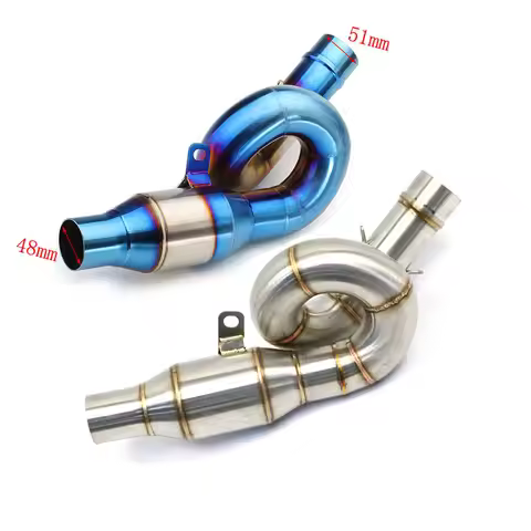 Slip on Exhaust For KAWASAKI Z800 Z 800 Motorcycle Mid Pipe Modified Motorcross Connect Link Tube