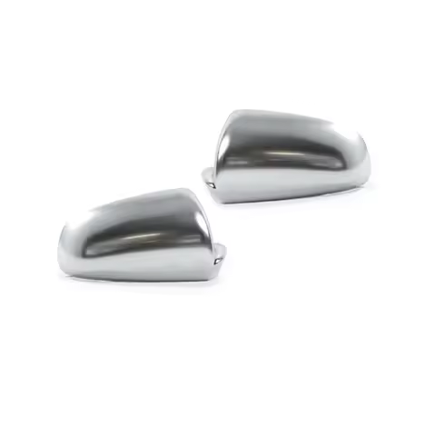 S-Line Style Silver Matt Chrome Side Mirror Cap Cover Housing For Audi A3/S3 8P 06-09 / A4/S4 B6 B7 