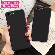 Case iPhone 7Plus / 8Plus เคสโทรศัพท์ไอโฟนเจ็ดพลัส เคสนิ่ม tpu เคสสีดําสีแดง เคสซิลิโคน