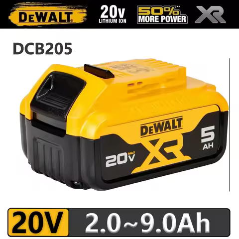 Dewalt Original 20V MAX 5 Ah Lithium-Ion Battery DCB205, DCB200 DCB206 DCB182 18V 20v 5Ah 6AH.For De