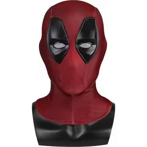 Adults Kids Superhero Deadpool Mask Wade Wilson Cosplay Spandex Mask Costume Halloween Party Masquer