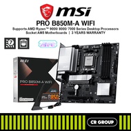 MSI PRO B850M-A WIFI DDR5 mATX Motherboard Socket AM5 (3Yrs MSI Warranty)