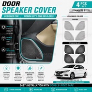 AMAZING HONDA CITY GM6 2014-2019 CAR DOOR SPEAKER COVER TRIM GARNISH ACCESSORIES