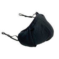 黑色折疊式抗菌布口罩【Mask-01】