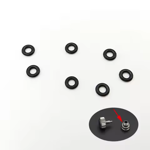 100/200PCS Watch Crown O-Ring Gasket inner diameter 0.5 0.6 0.7 0.8 0.9 1.0 1.4 2.2 mm Waterproof Ru