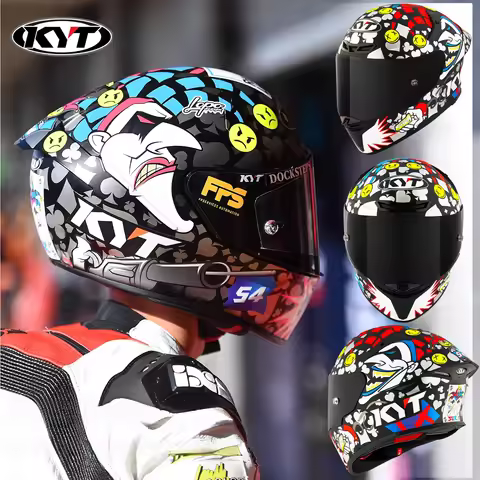 Original KYT TT-REVO Motorcycle Helmets Sport Touring Full Face Helmet ECE2206 DOT Casco Para Moto S