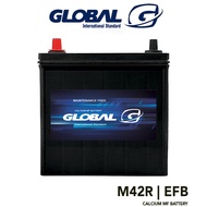 Bateri Kereta GLOBAL M42R EFB Battery| Car Battery Special for Toyota Rush 2018, Perodua Aruz, New M
