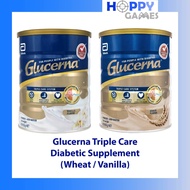 *ORIGINAL - READY STOCKS* Glucerna Triple Care Adult Nutrition Powder HMB Wheat Vanilla Ensure Life 800g