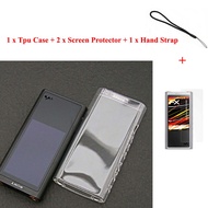 TPU Skin Case Shell Cover for Sony Walkman NW-ZX300 NW-ZX300A NW ZX300 16gb 32gb 64gb Case Films Hand Strap