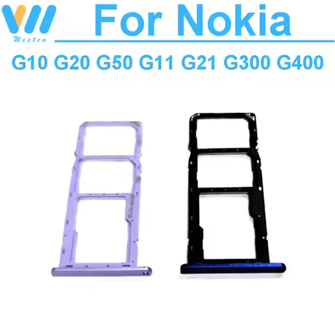 For Nokia G10 G20 G50 G11 G21 G300 G400 SIM Card Tray Slot Holder Sim Reader Adapter Card Socket Rep