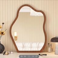 FREE Shipping✿WindSing✿ Irregular Wall Mirror Asymmetrical Mirror Wood Wooden Framed Wall Mirror Mod