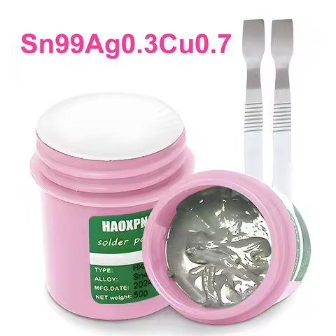 Canned Solder Paste 30g/50g, Lead-Free High-Temperature Solder Paste, No-Clean SMT Chip Solder Paste