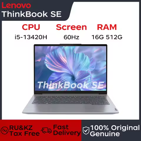 Lenovo Laptop Thinkbook 14 SE 2024 14“100%sRGB TUV Eye Protection Screen Intel Core i5-13420H 16GB D