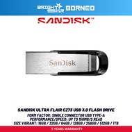 SANDISK Ultra Flair CZ73 USB 3.0 Flash Drive - 512GB/1TB