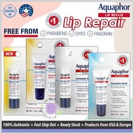 USA -  Aquaphor Lip Repair Stick or Tube with Sunscreen, Lip Protectant, Soothes Dry Chapped Lips