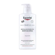โอเมก้า ออยล์อาบน้ำ | แพ็คเกจไทย | Eucerin OMEGA BATH & SHOWER OIL 400ml | ออยล์อาบน้ำสูตรอ่อนโยน