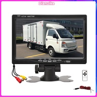 12V-36V 7inch Car Monitor 16:9 800x480 LCD Rearview Monitor with 2 Way Video Input for Rear View Cam