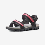 QUECHUA 女款皮革登山健行涼鞋 NH500