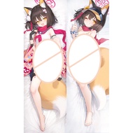 Dakimakura Blue Archive Kuda Izuna Body Pillow Cover Double-Sided Print Anime Pillowcase