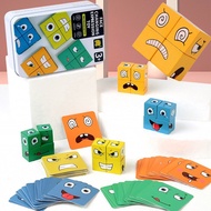 Toys that change emotions, change faces, Rubik's puzzle to change emotions