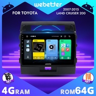 WeBetter TopNavi Android 10inch Touch Screen Car Radio Audio Video Stereo Player For Toyota Land Cru