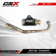 Exhaust pnp sleep engine fullsystem by Csx factory muffler type GP 1