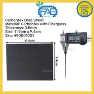 Carbontex Carbon Drag Sheet For Fishing Reels 0.5mm 0.8mm 1.0mm 1.2mm 1.5mm Washer Mesin Pancing Car