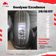 Goodyear excellence 215/50R17 Tayar Baru (Installation) 215 50 17 New Tyre Tire TayarGuru Pasang Wheel Rim