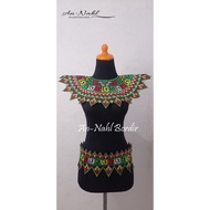 An-nahl Traditional Dance Costume | Star Dayak Motif Dance Accessories