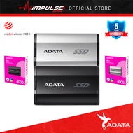 ADATA SD810 External SSD USB3.2 2x2 (2000MB/s read/write, IP68 water,dust,drop resistance) - Black /