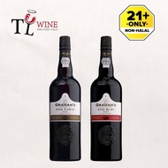 Graham's Fine Port Wine Tawny / Ruby 750ml (Alc: 19%) 100% Original, Duty paid (Portugal Port Wine)