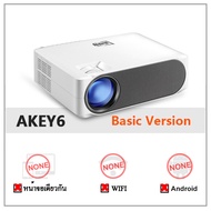 AUN AKEY6 projector โปรเจคเตอร์ mini โฮมโปรเจคเตอร์ โปรแจ็คเตอร์ เครื่องฉาย projector 4k wifi androi