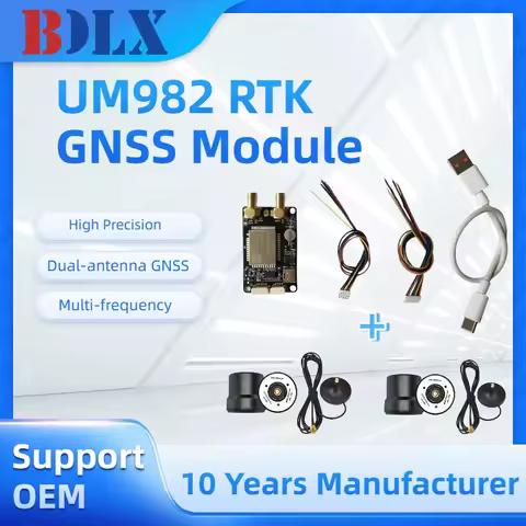 High-Precision UM982 GNSS GPS RTK Module VS F9P Centimeter-Level Positioning for Drones Compatible w