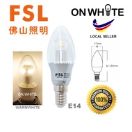 FSL LED CANDLE BULB 3W E14 WARMWHITE 2700K 220VAC