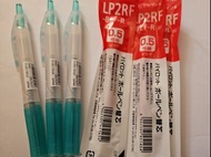 PILOT Juice 0.5紅色替芯3支 + Acroball 0.5筆3支