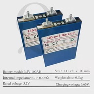 แบตลิเธียม 32650 3.2V 10AH 20AH 100AH battery แบตเตอรี่ ไอออน ฟอสเฟต