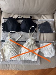 全新女裝內衣/胸圍底褲套裝bra top briefs