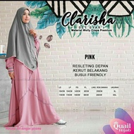 Set gamis clarisa ori quail hijab