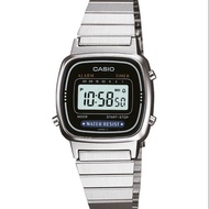 นาฬิกา รุ่น LA670WEGB CASIO นาฬิกาข้อมือมือ นาฬิกาผู้หญิง DIGITAL สายสแตนเลส รุ่น LA670WEGB-1B สีดำ 