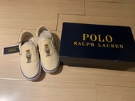 全新POLO RALPH LAUREN小熊帆布鞋38