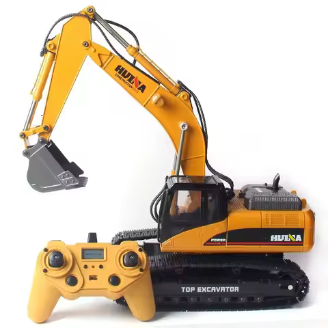 HUINA 1580 32 Channels 1/14 RC Excavator Diecast Model Toys