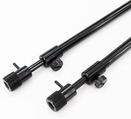 ICYSTOR Carp Fishing Buzz Bars 20cm 30cm Fishing Rod Pod Holder Black Buzzer Bar for 2 Rods