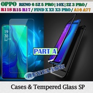 Oppo Case Tempered Glass Screen Protector A16 Find X5 X3 X2 Reno 8 7 5 6 Pro 5G 3 2 Z 10x R17 ★SG★