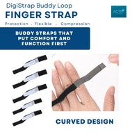 Finger Strap Buddy Splint 5 pcs | Finger Support foam cushion toes jammed ACTIV Digistrap Buddy Loop