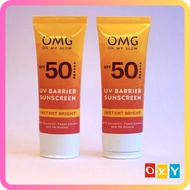OMG OH MY GLOW UV Barrier Sunscreen SPF 50 PA++++ 25 ML - Sunscreen - Brightens with Vitamin B3+C+E 